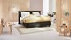 Boxspring Element Knop vlak met Element deluxe matras, antraciet