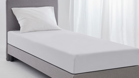 Hoeslaken Premium Percale, wit