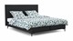 Boxspring Emerald vlak met Silver Pocket Deluxe Foam matras, anthracite