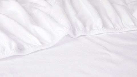 Molton topper, wit
