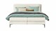 Boxspring Quartz vlak met gestoffeerd matras, rpes 01