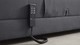 Boxspring Move verstelbaar met gestoffeerd matras, blauw