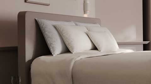 Elektrische boxspring Glade, beige