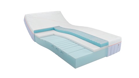 M line Recharge matras, wit/grijs