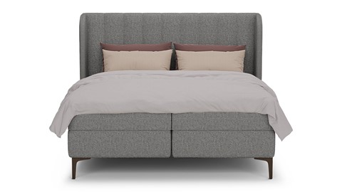 Boxspring Ivory - Pure touch, zinc