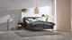 Boxspring Quartz vlak met gestoffeerd matras, rpes 92