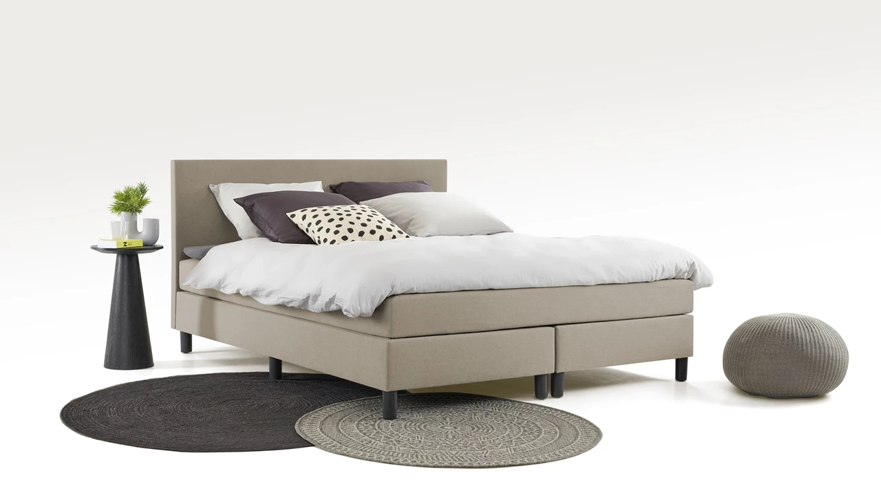 beter bed Box Owen Plus vlak met gestoffeerd matras Alleen vandaag | Huis \u0026  Tuin, image size:1280x720