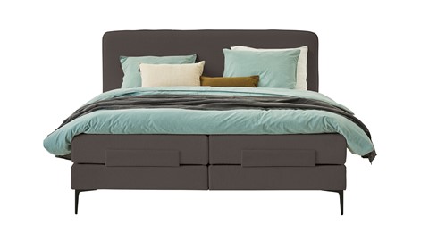 Boxspring Quartz verstelbaar met gestoffeerd matras, rpes 92
