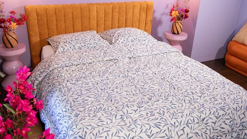 HappyBed Twilight Leaves - dekbed zonder overtrek, multicolour