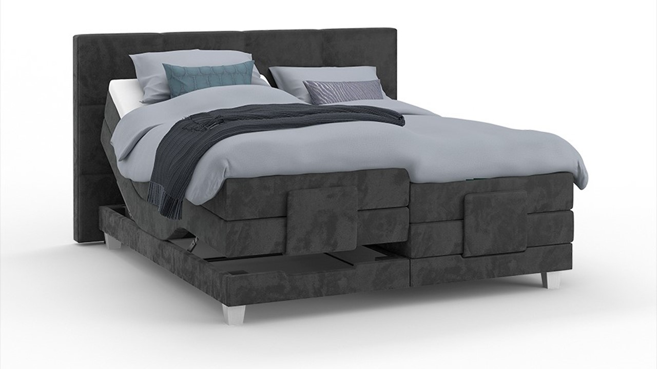 Boxspring Solid Trend verstelbaar met gestoffeerd matras Beter Bed
