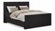 Boxspring Unik Varje vlak met Vildar Royal matras, black