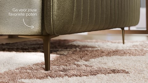 Bed Ruby velvet glow, dark green