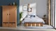 Paper Bed met Easy Pocket matras, bruin