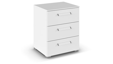 Nachtkast Elba met 3 laden, rustiek eiken