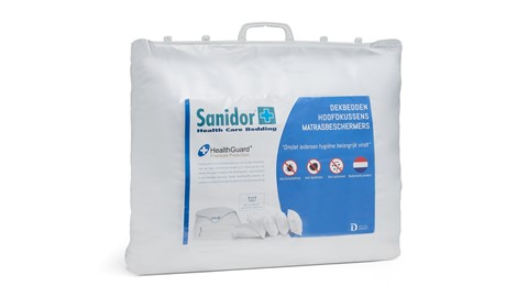 Matrasbeschermer Sanidor Health Guard, wit