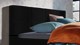 Boxspring Attraktiv Trendik vlak met gestoffeerd matras, black