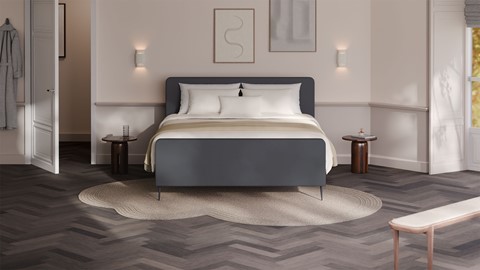 Elektrische boxspring Glade - Soft suede, grey