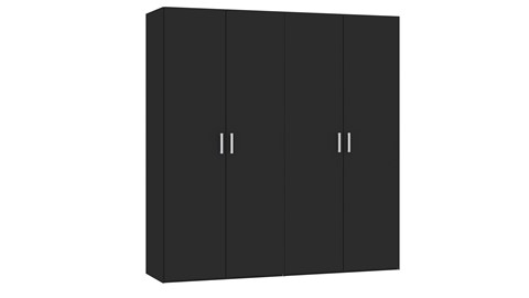 Draaideurkast Compact, zwart