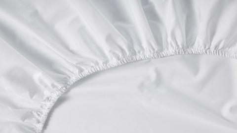 Hoeslaken Premium Percale, wit