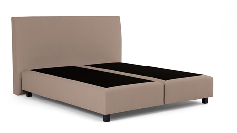 Boxspring Kurbat zonder matras, beige