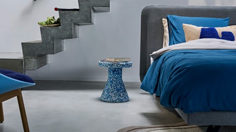 Bed Element Spirit verstelbaar met Cool Motion 6 matrassen, denim
