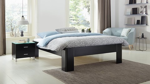 koffer Stoffig Isaac Bed Fresh 400 met lattenbodems en Emma Original matras | Beter Bed