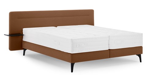 Boxspring Element Hallbar vlak met Balance matras, olbia caramel