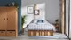 Paper Bed met Easy Pocket matras, bruin