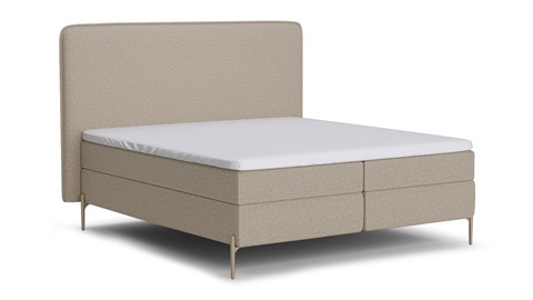 Boxspring Quartz - Linen touch, beige
