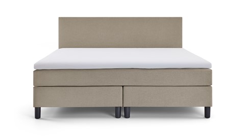 Box Owen Plus vlak met gestoffeerd matras, grey beige