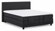 Boxspring Autentik Tunn verstelbaar met gestoffeerd matras, anthracite