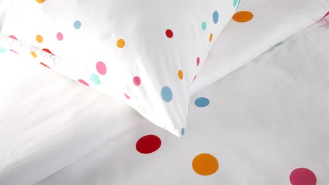 Kinderdekbedovertrek Confetti, multicolour