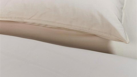 Dekbedovertrek Cotton Uni, sand