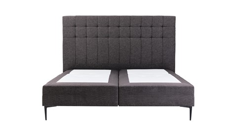 Boxspring Jade vlak zonder matras, anthracite