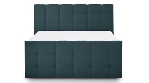 Boxspring Unik Varje vlak met Vildar Royal matras, teal