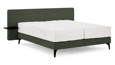 Boxspring Element Hallbar vlak met Balance matras, green