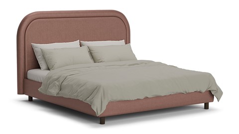 Bed Amber velvet glow, blush