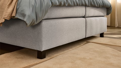 Boxspring Autentik Kurbat, light grey