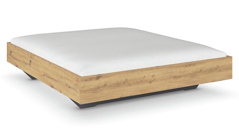 Bed Lex, artisan eiken