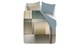 Dekbedovertrek Cuadrado, blauw groen