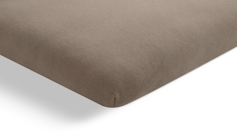 Hoeslaken Jersey Kyoto topper, taupe