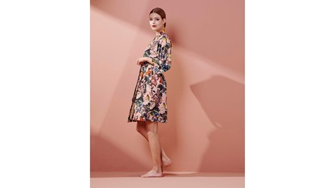 Kimono Sarai Famke XS, roze