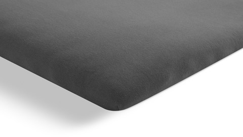 Hoeslaken Jersey Kyoto splittopper, antraciet