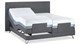 Boxspring Supreme Square verstelbaar met Slow Motion 2 matras, grijs