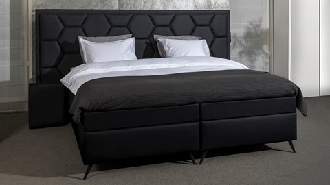 Kort leven Gezond Voetganger Boxspring BALR Superior vlak met gestoffeerd matras | Beter Bed