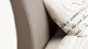 Bed Cosmos kunstleer, grijs/bruin