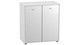 Commode Tokio met 2 deuren, wit/glas wit