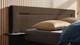 Boxspring Element Hallbar vlak met Balance matras, cappuccino