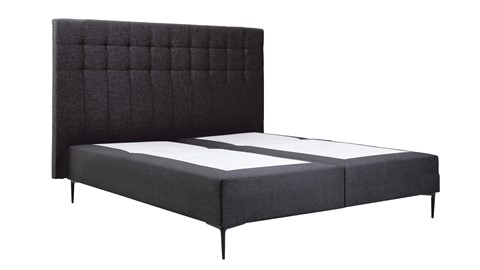 Boxspring Jade vlak zonder matras, anthracite