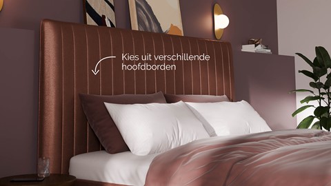 Bed Ruby velvet glow, blush